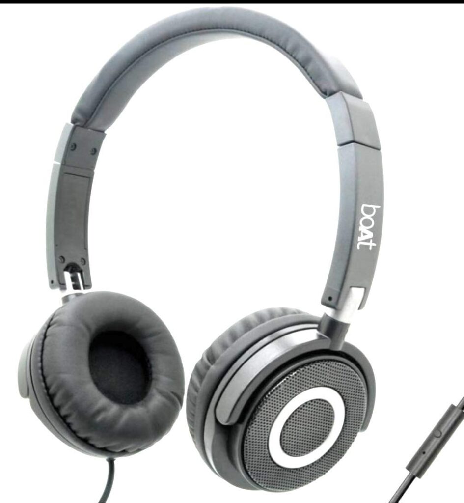 boAt BassHeads 910 Super Extra Bass Wired Headphones (Black) AM Digital